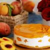 Őszibarack mousse torta